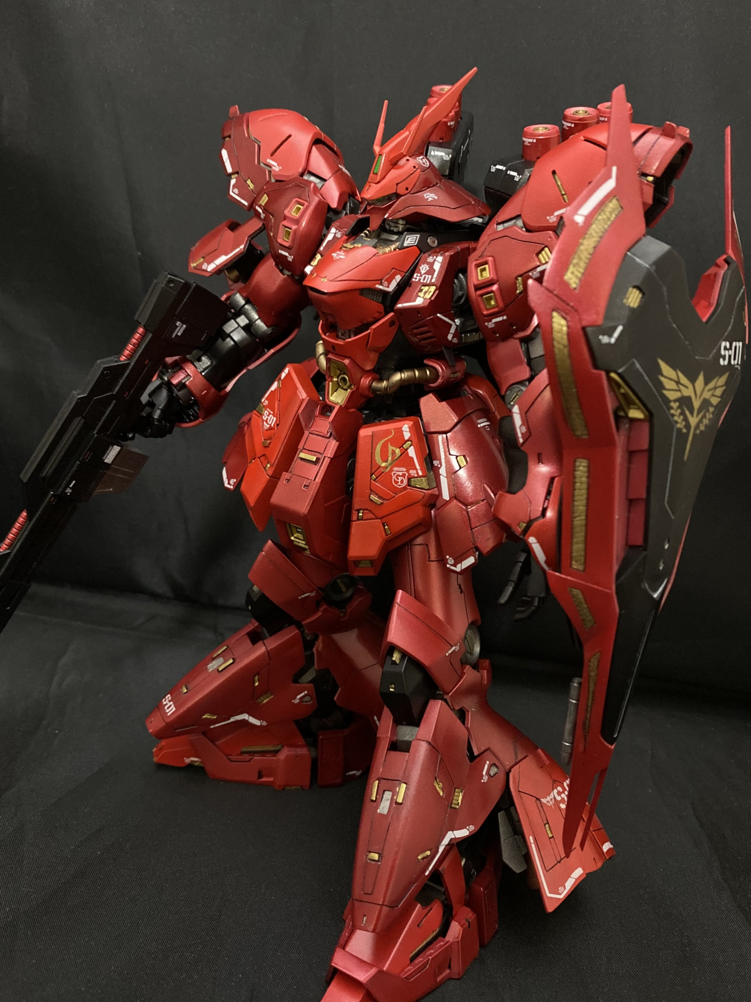 RG 福岡 GUNDAM SIDE-F限定 サザビーFF 全塗装済 完成品 ガンプラ 機動 