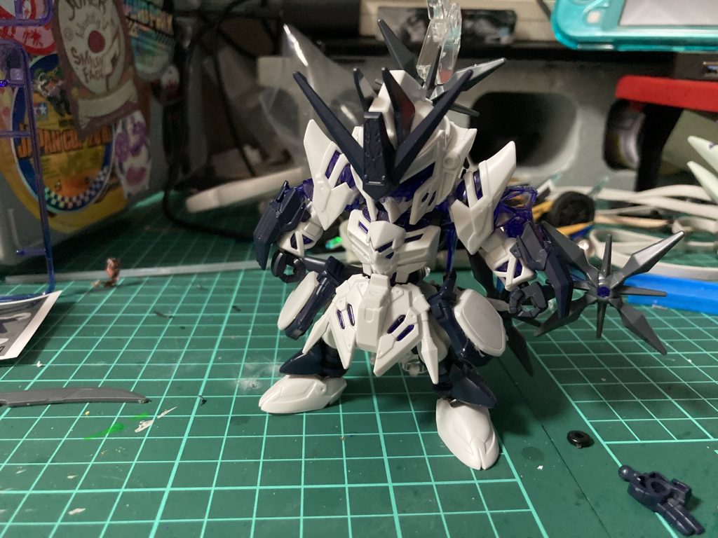 塗装前実はまたこの時点では鉤爪は方にはなかったです