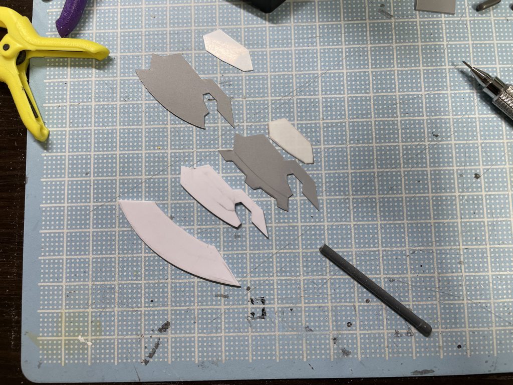 アックスはプラ板積層