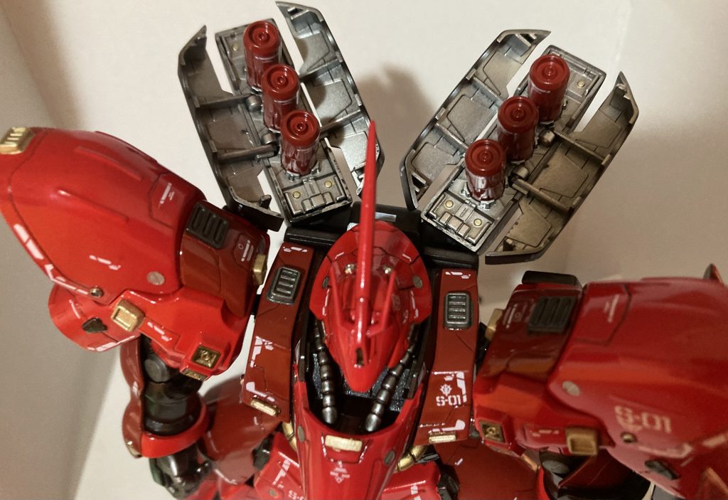 ファンネルポット内部も塗り分けたのですが、ファンネル本体を弄り忘れました(´;ω;`)