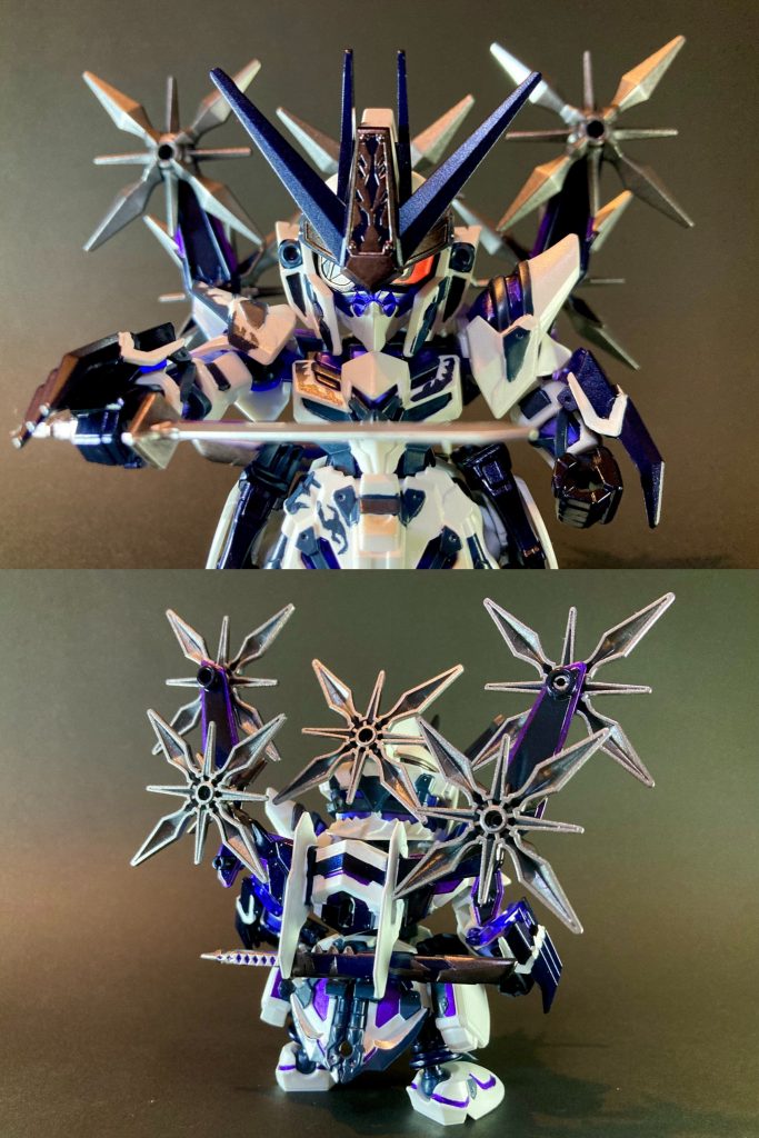 【SDWヒーローズ】才蔵ガンダムデルタカイ–2枚目/制作者：ひとらたん