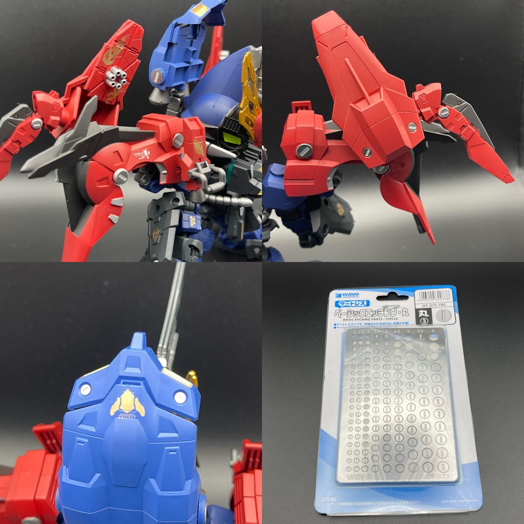 キャプテン同様、こちらにもエッチングパーツを使用していますこっちの方が該当箇所いっぱいで、貼りごたえありましたw