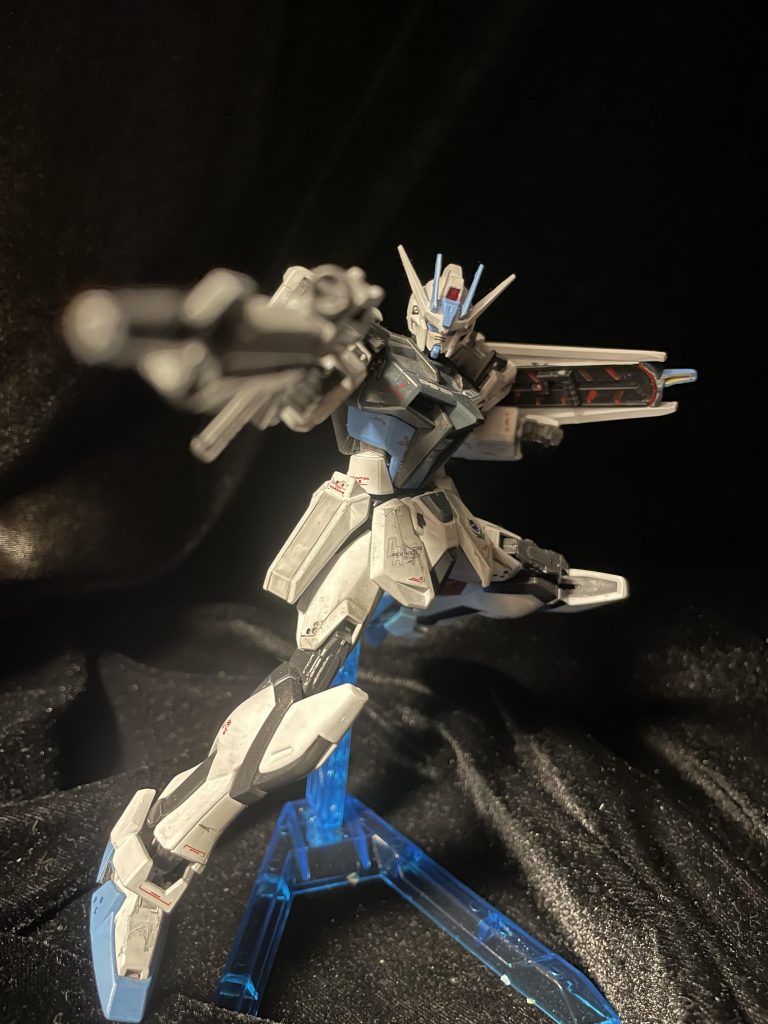 前向きのSEED撃ち。