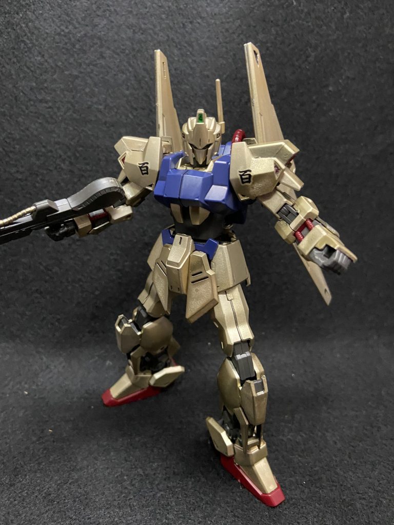 HGUC百式ランナー塗装–3枚目/制作者：ガンライ