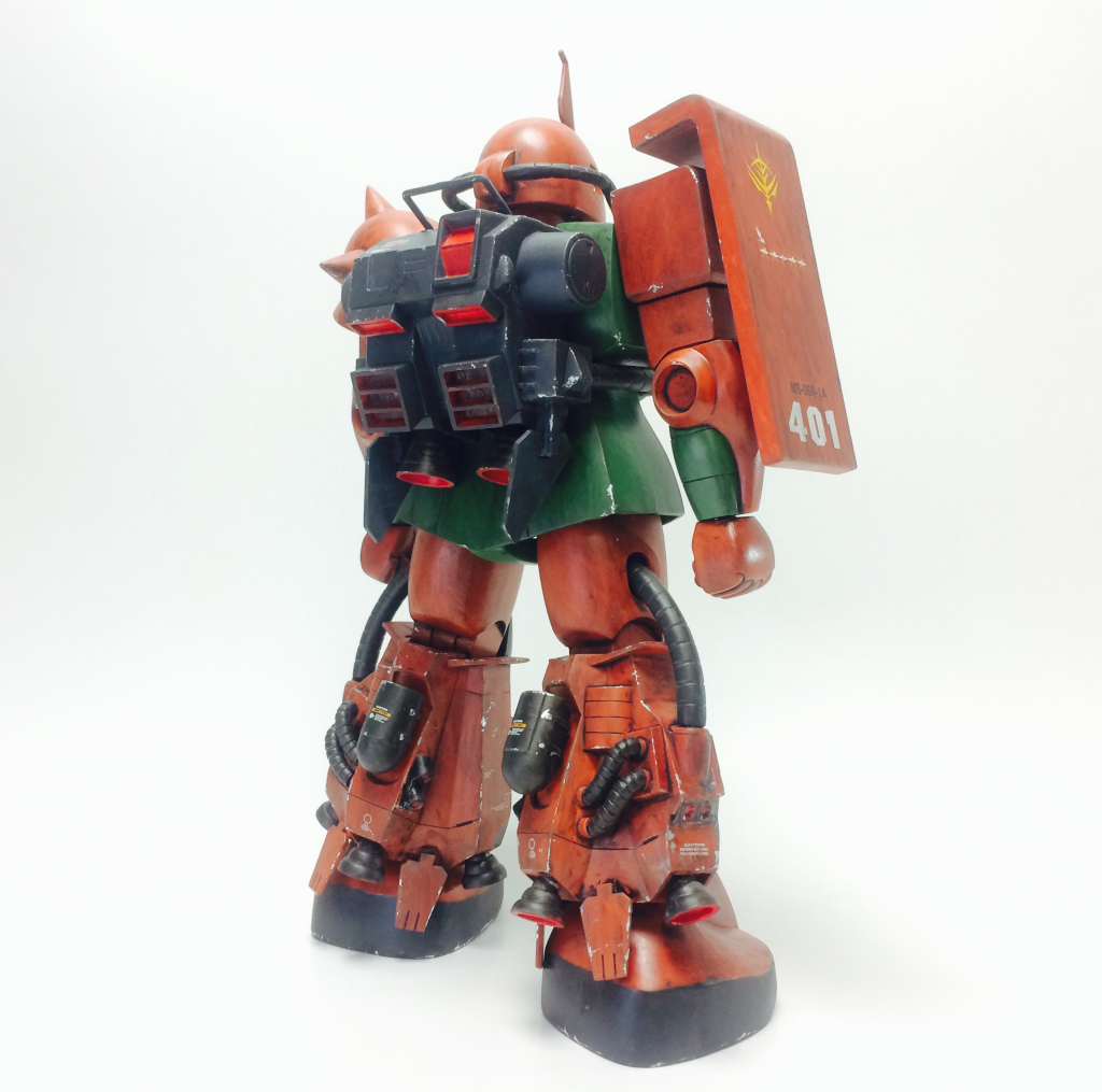 旧キット　ガルマ専用高機動型ザク–3枚目/制作者：朝会