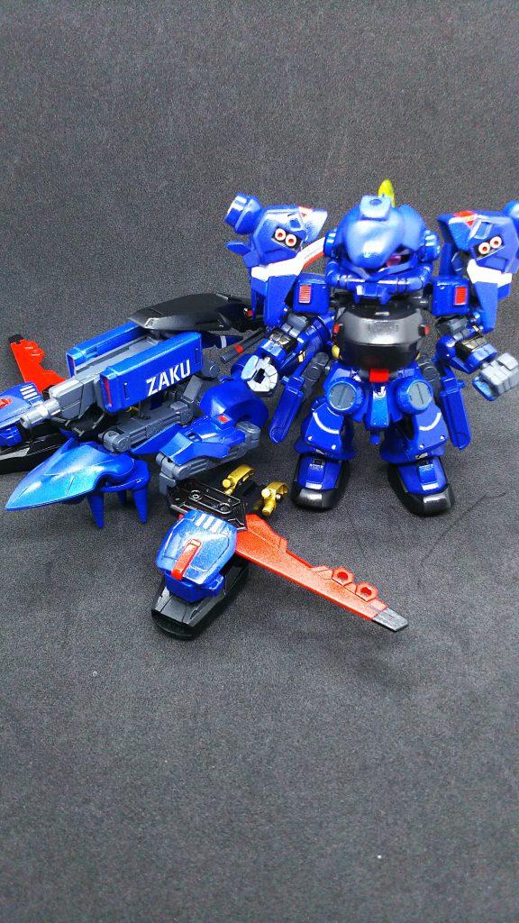 　各モードの前に、軽装状態とシールドビークルです。一応コマンド戦記っぽい世界観で制作しているのでシールドビークルは取り入れてます。ライフル一体型のシールドなので、シールドビークルって名乗っていいよね？では次から各形態をご覧ください！