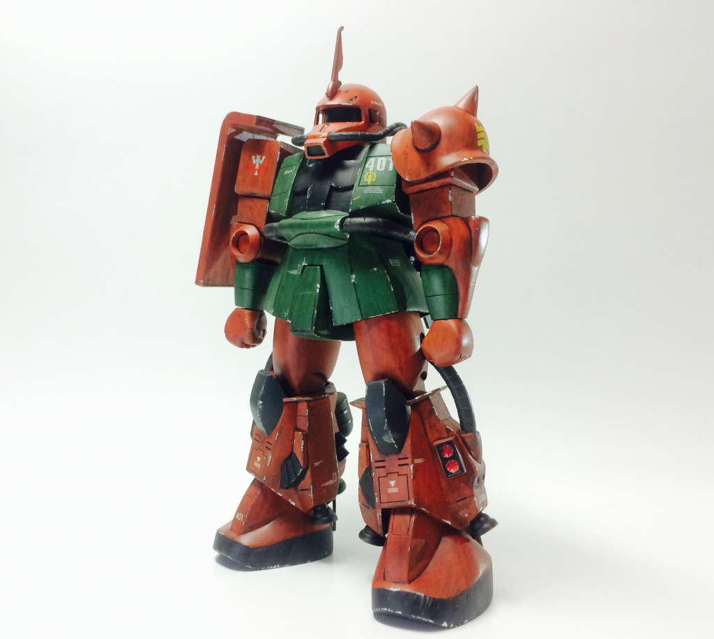 旧キット　ガルマ専用高機動型ザク–2枚目/制作者：朝会