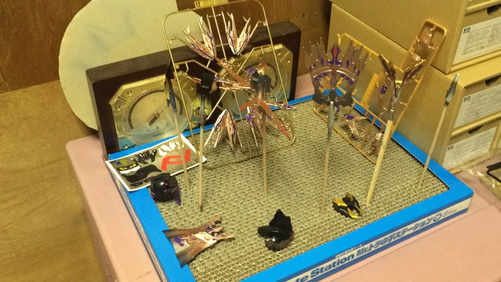 塗り分けの途中です。