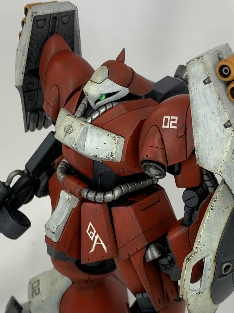 なかなか地味な仕上がりなので、唯一のポイントはスカートに手書きしたクェスのなんちゃってパーソナルマークです😅