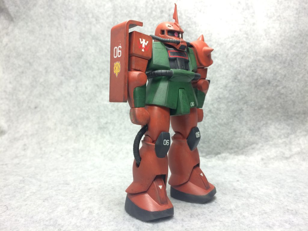 旧キット　ガルマ専用ザク–3枚目/制作者：朝会