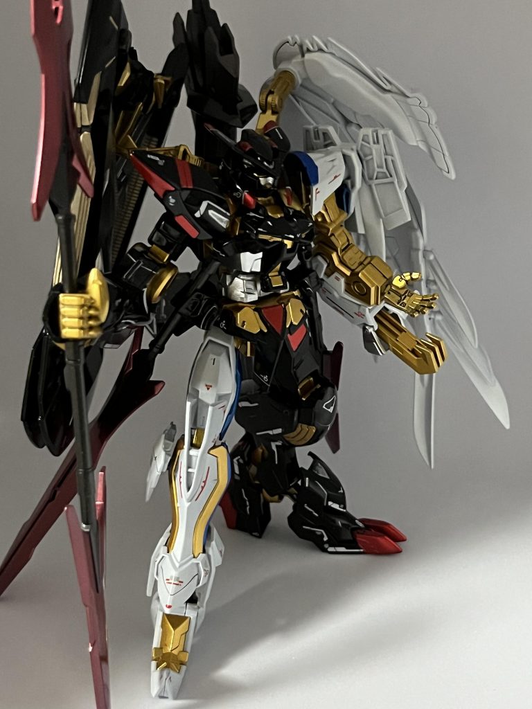 ガンダムアストレイ ゴールドフレーム 黒天(コクテン)黒天=軍神・戦闘神(=大黒天) の意