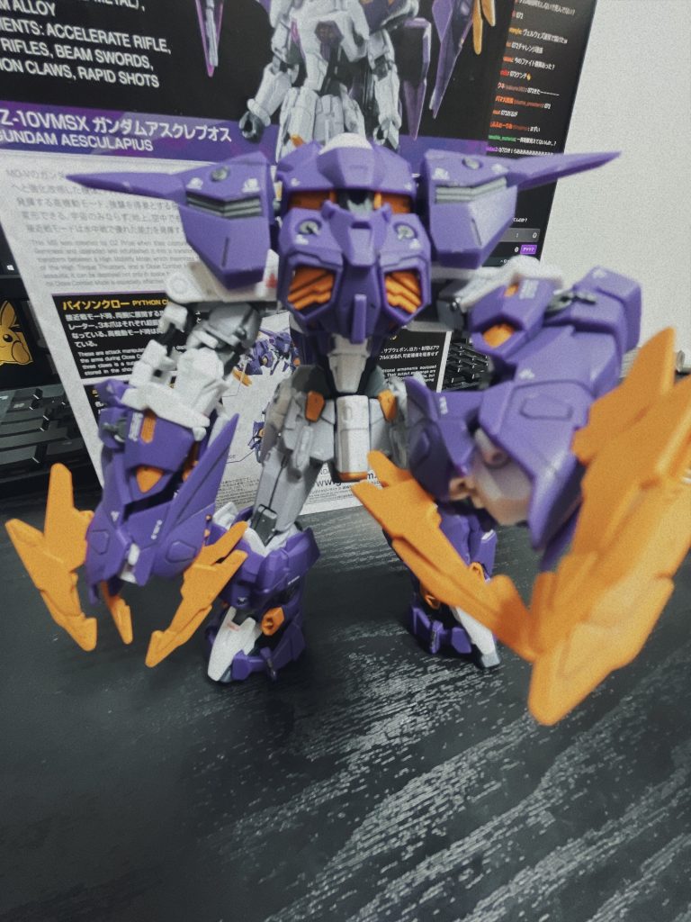 この接近戦モードがちょっと可愛くてお気に入り