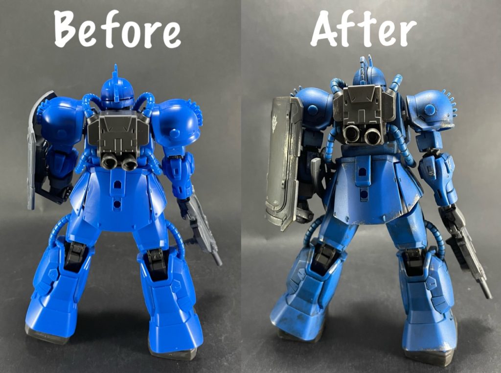 バックショットのビフォーアフター