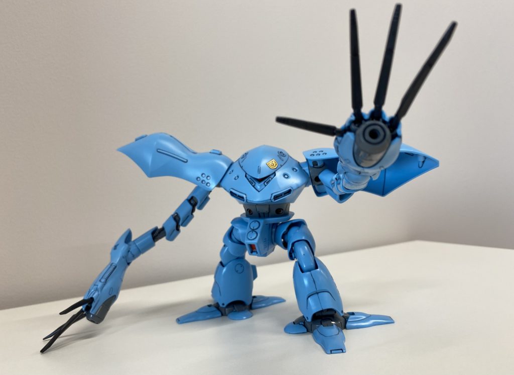 腕部ビーム・カノンを構えた姿腕が長いですが、しっかりと構えたままの状態を保つことができます!