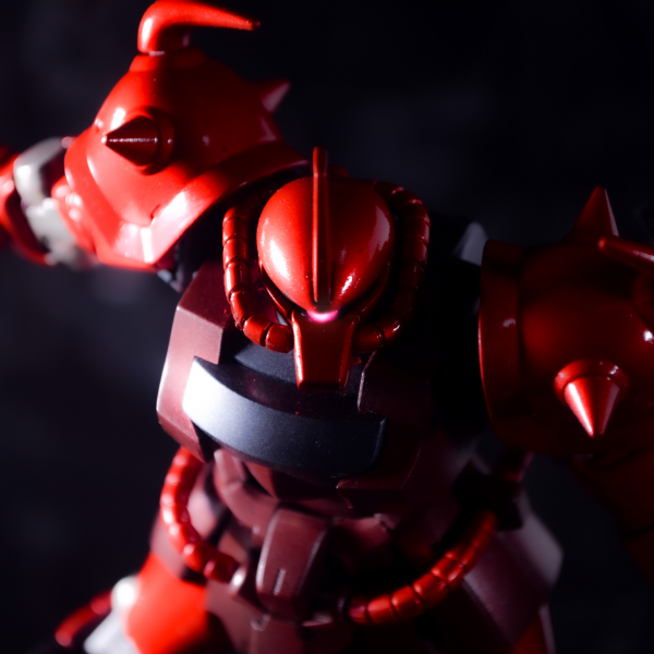 グフクリムゾンカスタム　キャンディ塗装