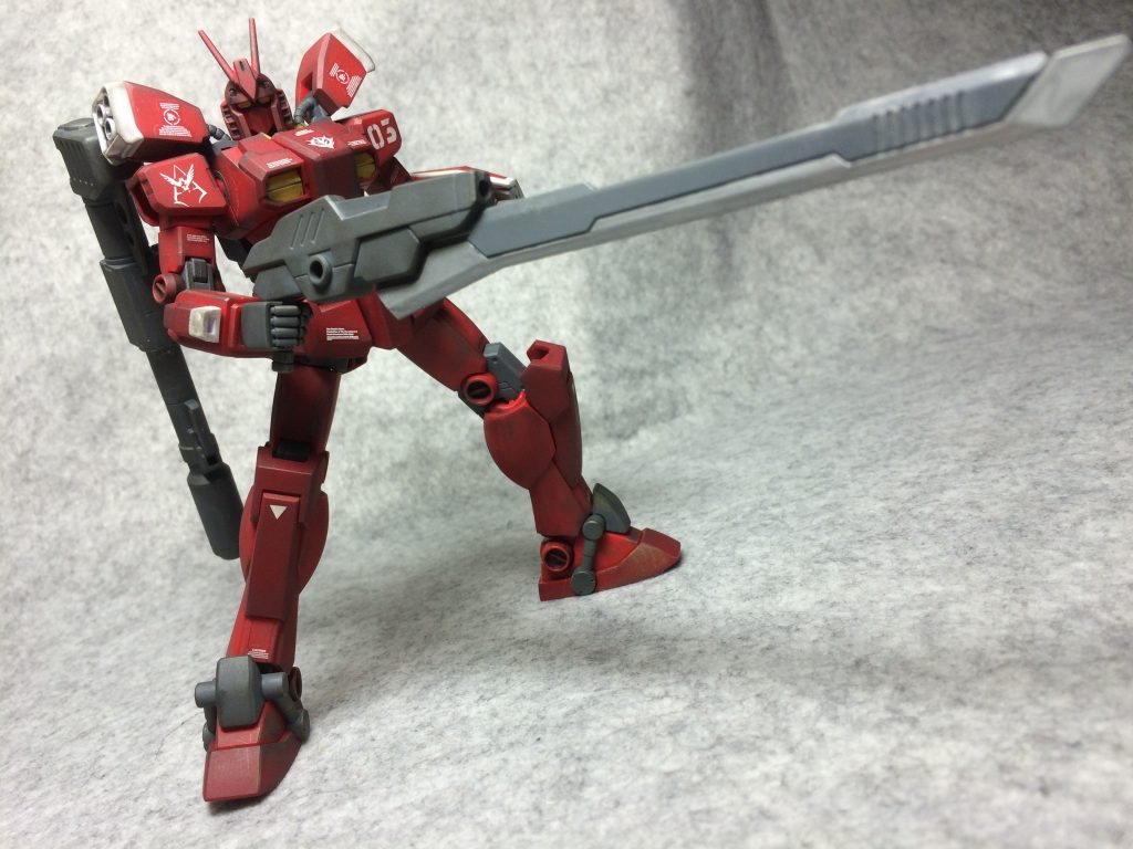 シャア専用アメイジングレッドウォーリア–3枚目/制作者：朝会