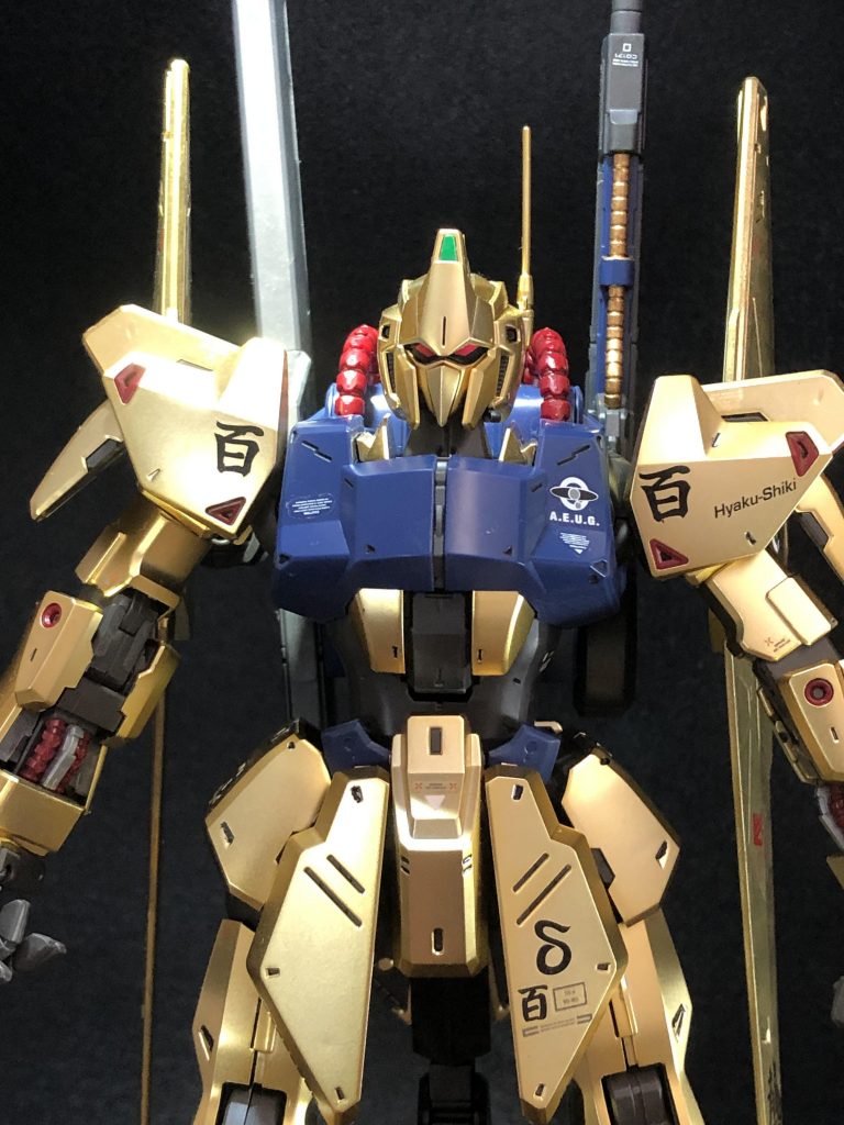 全体像。メッキはスジボリやディテールアップが難しそうで手が出しにくいですね。出来る人尊敬します。