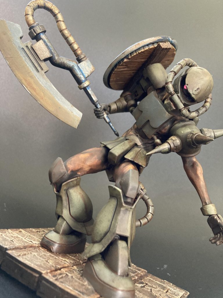 先日映画の「機動戦士ガンダム ククルス・ドアンの島」を観た後、やりすぎな作画崩壊したドアンザクとガンダムを製作しました^ ^