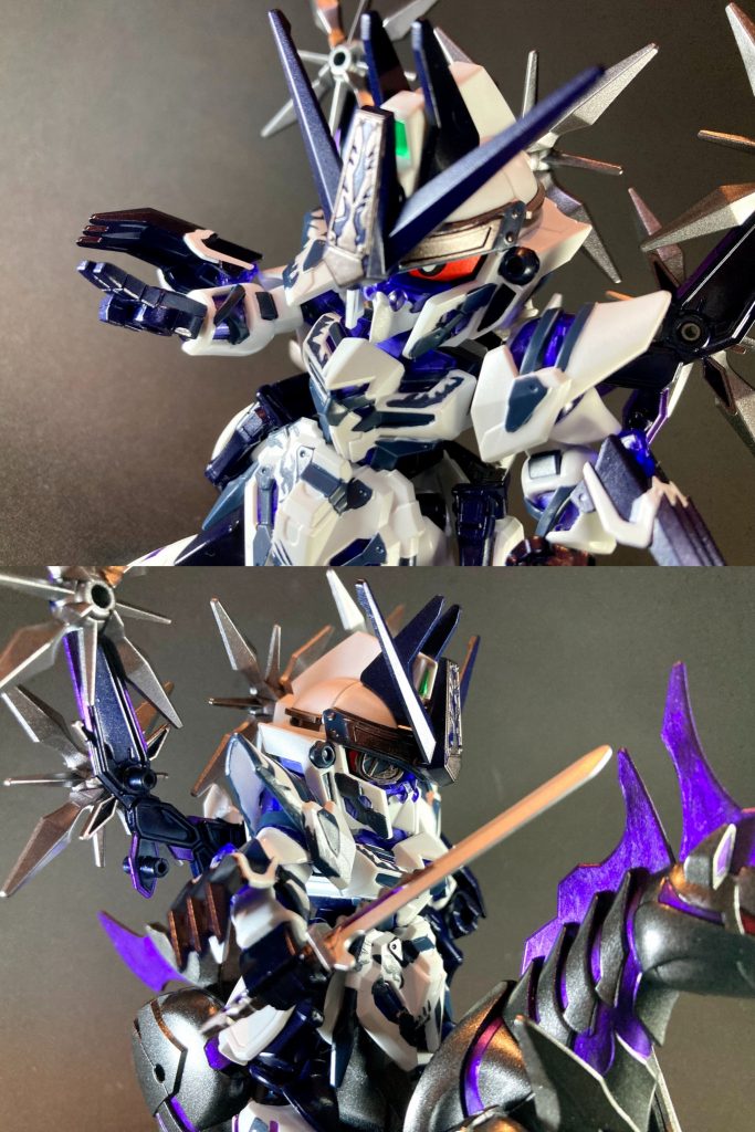 【SDWヒーローズ】才蔵ガンダムデルタカイ–4枚目/制作者：ひとらたん