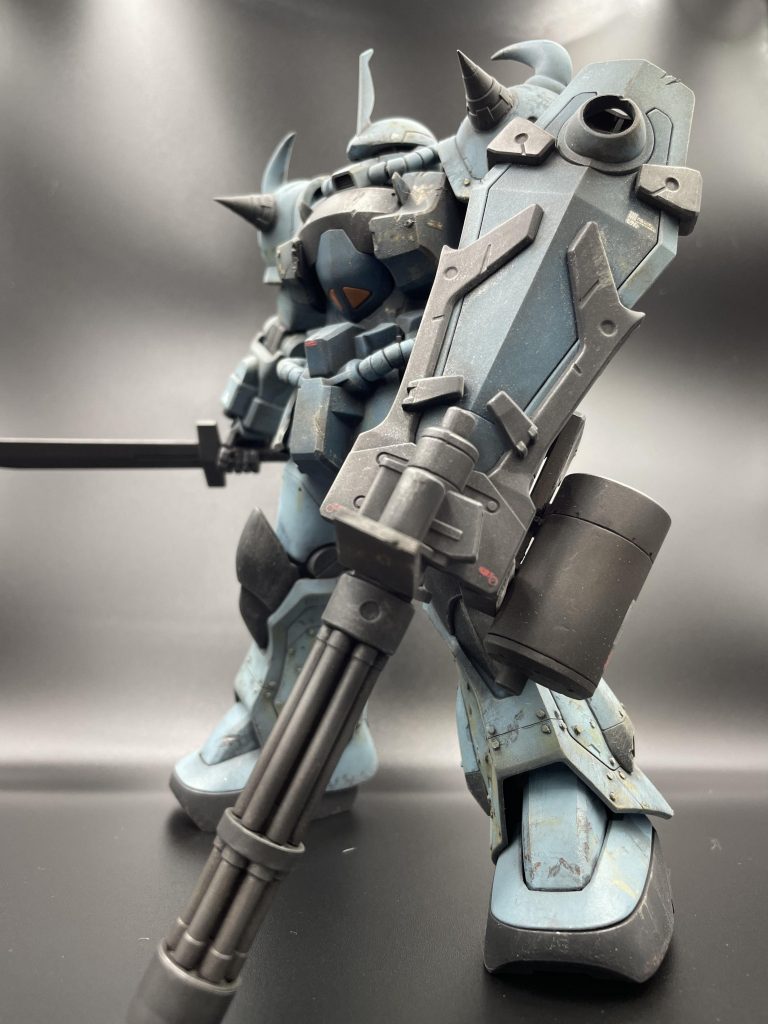 ガトリングシールドの金属感はこだわりました!