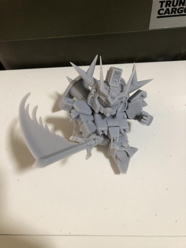 出力した手の画像