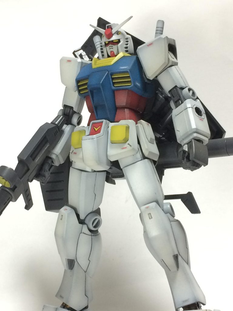 HGUC ガンダム–2枚目/制作者：KURRRO