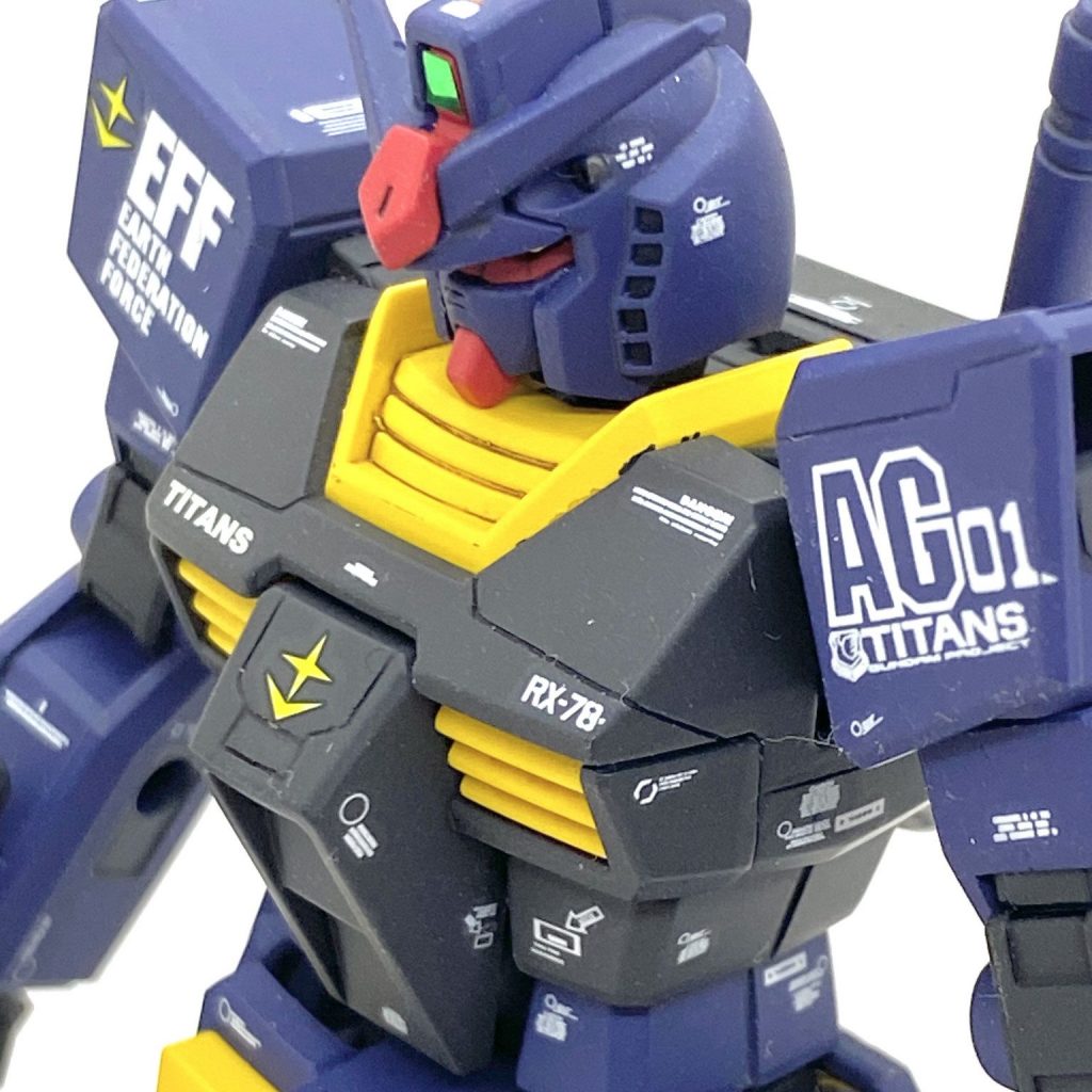 EG RX-78T ガンダム(ティターンズ仕様)｜ウサ男さんのガンプラ作品