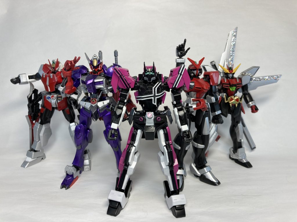 響鬼、カブト、電王、キバ、ディケイド