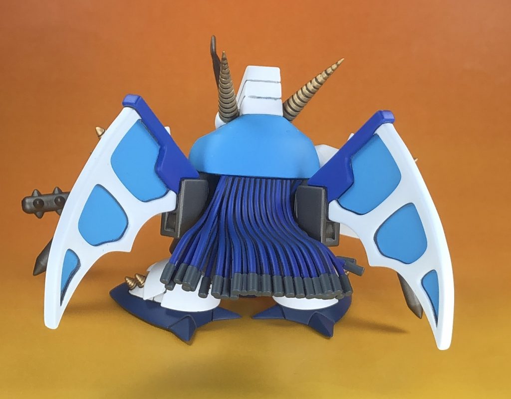 羽にかかりつつも、動きが出るように。