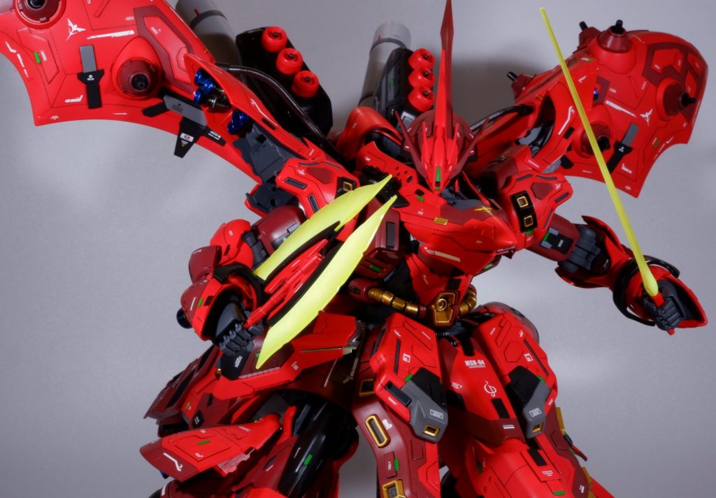 ビーム・トマホーク&ビーム・サーベルナイチンゲールの物を採用しました。ビームエフェクトはグラデーションして雰囲気を出しました。