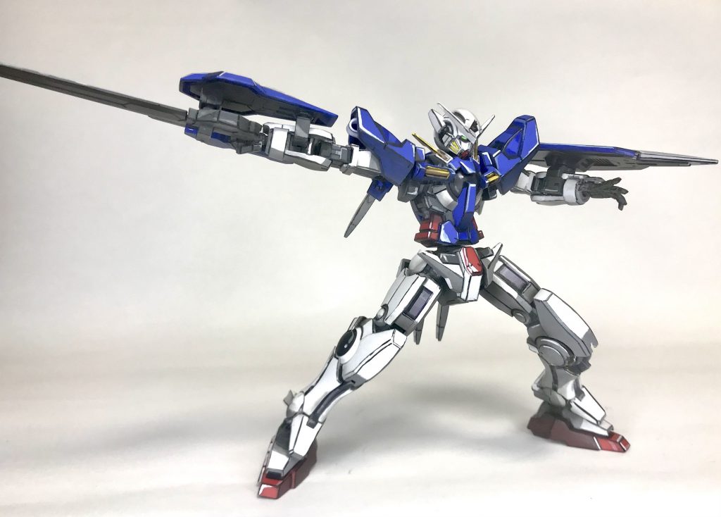 エッジの線は油性マジックで入れました