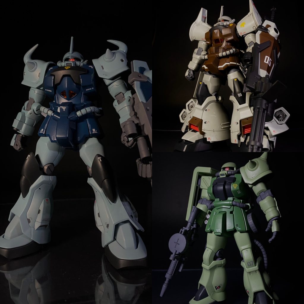 過去作その1。各MS詳細は個別ページで見ていただければ幸いです。