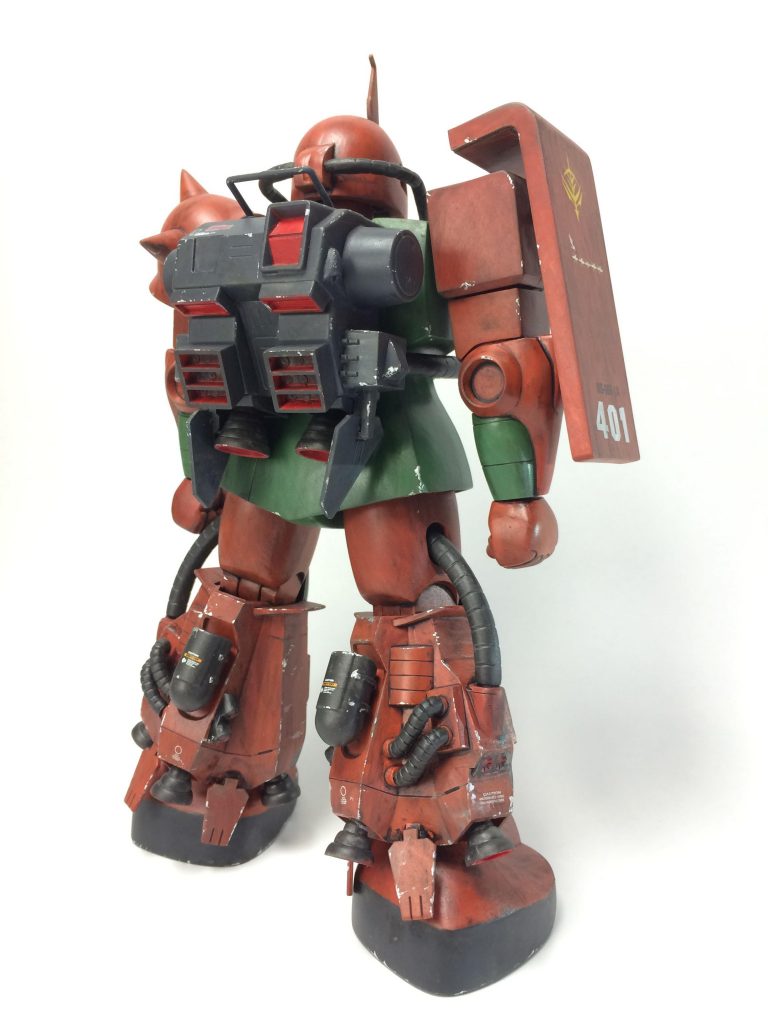 旧キット　ガルマ専用高機動型ザク–5枚目/制作者：朝会