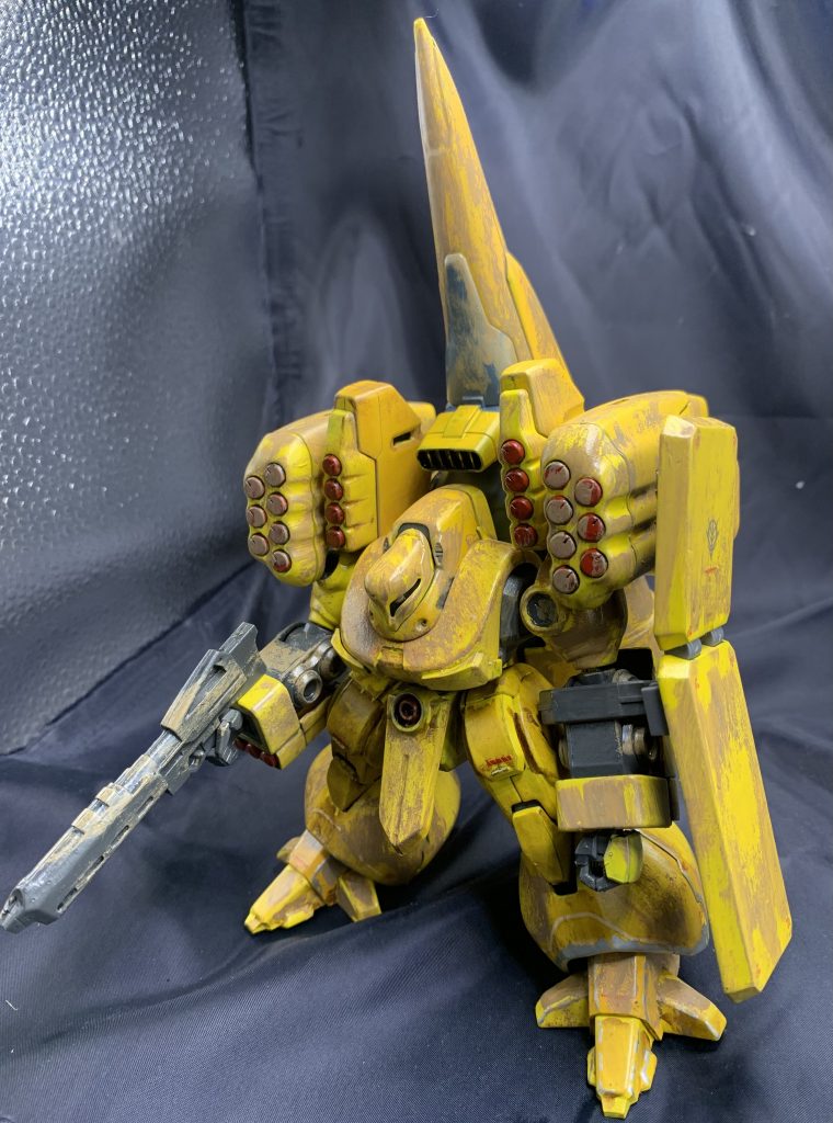 そして、いつもより少し軽めにですが汚しました