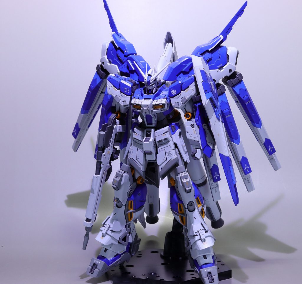 強化型Hi-νガンダム+ハイパー・メガ・バズーカ・ランチャー–3枚目/制作者：Nu11