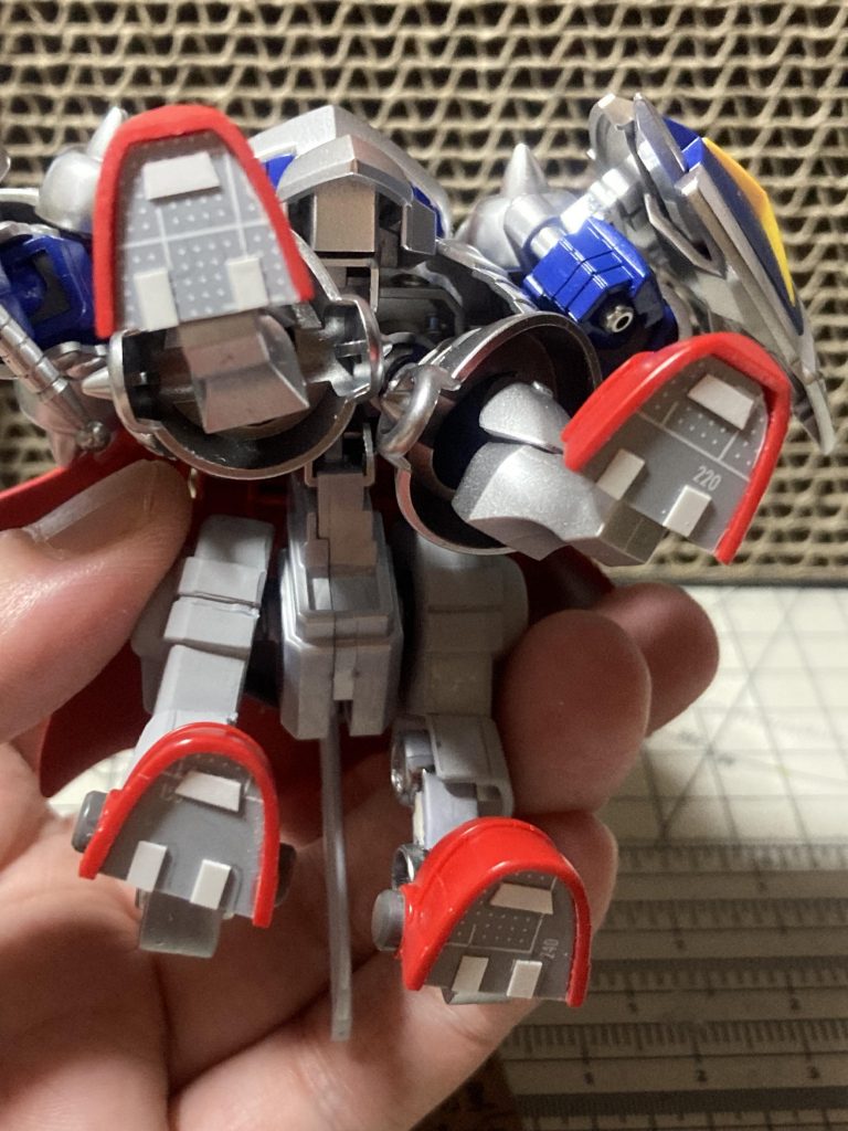 ケンタウロスモードの足裏です。