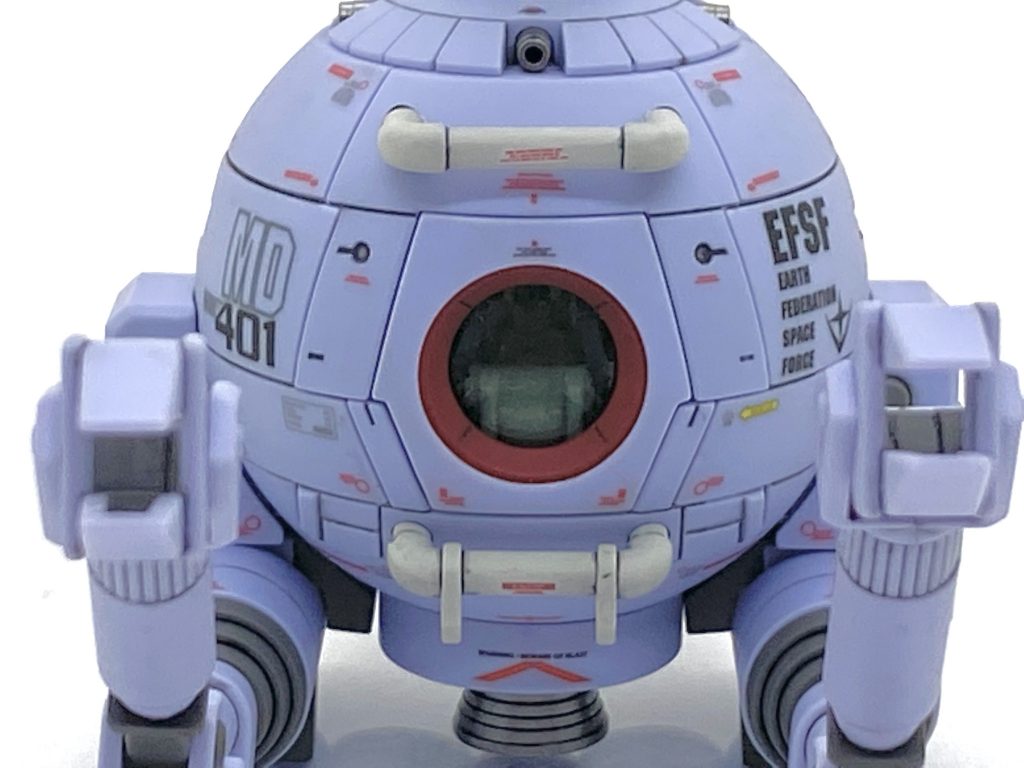 デカールはHGユニコーンガンダム、閃光のハサウェイ汎用1、ガンダムデカールDXの地球連邦軍MS用などを使い、カトキ風にしました。ボールのVer.Kaの説明書も参考にしています。