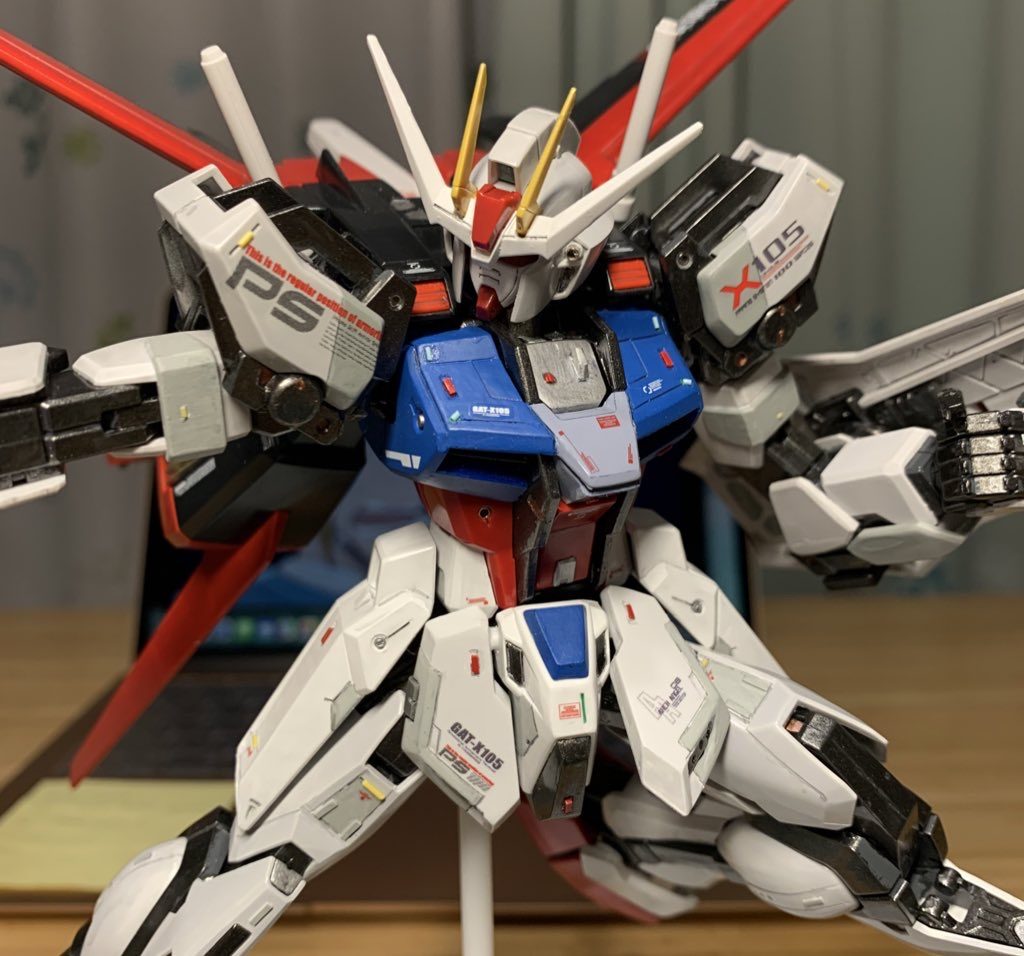 エールストライクガンダム【旧MG】｜すずけんさんのガンプラ作品 