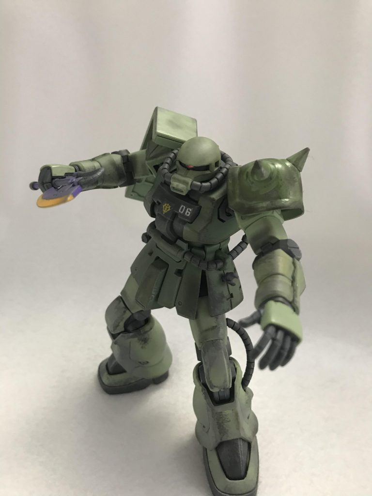 ザクF2ウェザリング–3枚目/制作者：ガンライ