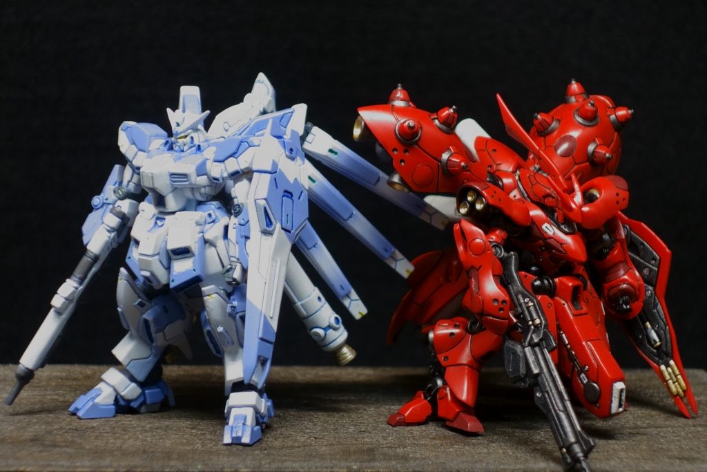 Hi-νは、Ver.ka風に塗装しました。すみれ色、いい色です。