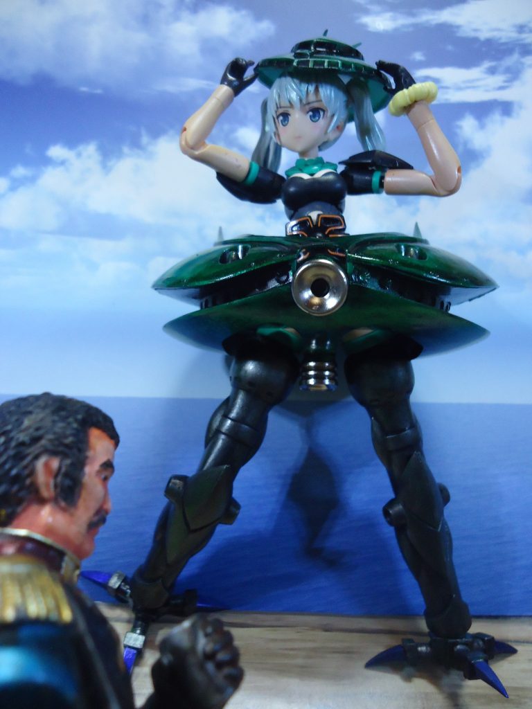 うーむ！素晴らしい！ドズル・ザビ中将が開発したモビルアーマー！一人で見るのは勿体無い！兵隊ヤクザ共も呼んでこようっ！