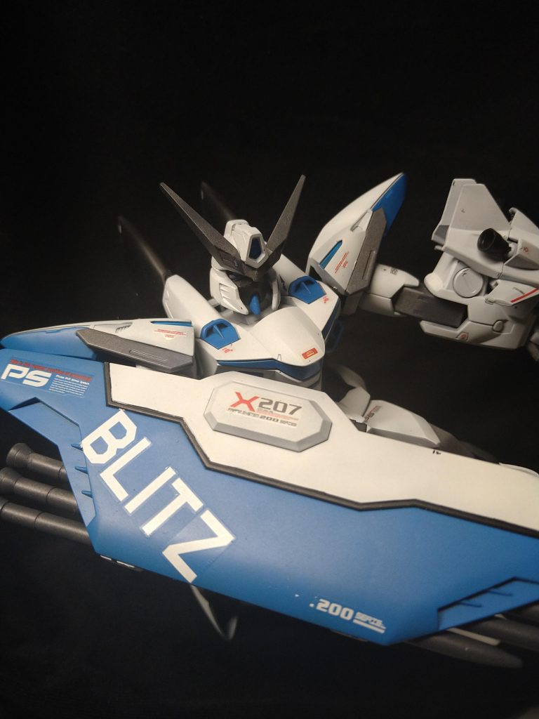 100/1ブリッツガンダム ホワイトカラー–4枚目/制作者：青騎士