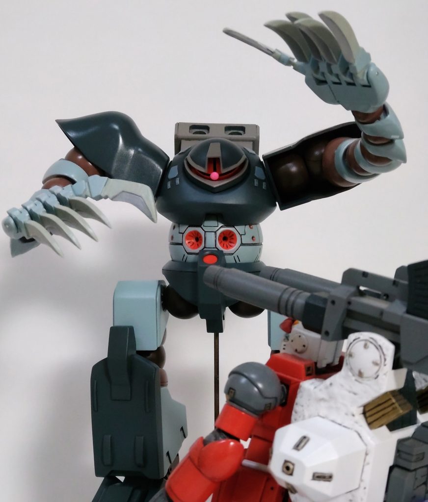 コミックの1シーンを前作のガンキャノンで再現（アクアではないですが）