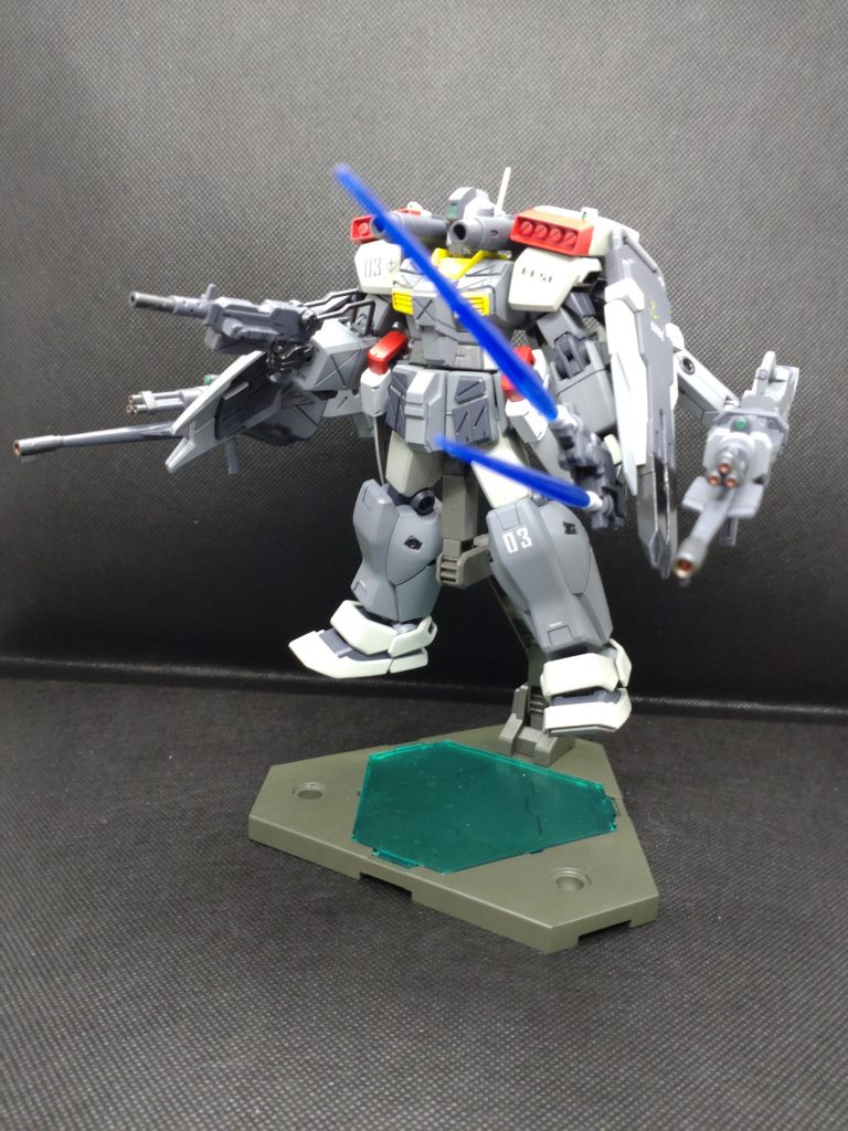 バックパックはアームズアームなので柔軟に動きます。