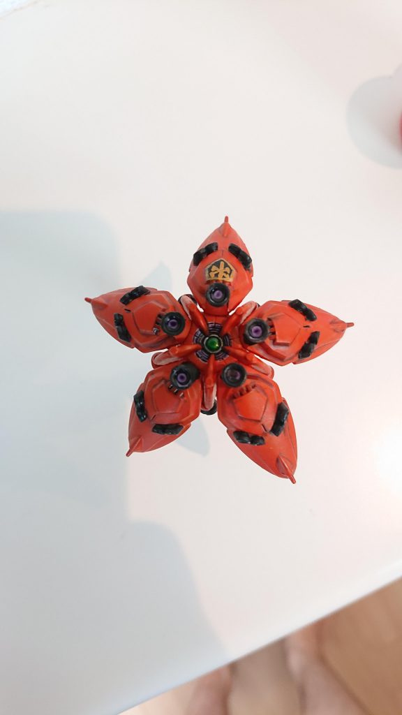 上から見るとなかなかカッコいい。足が映ってる(笑)