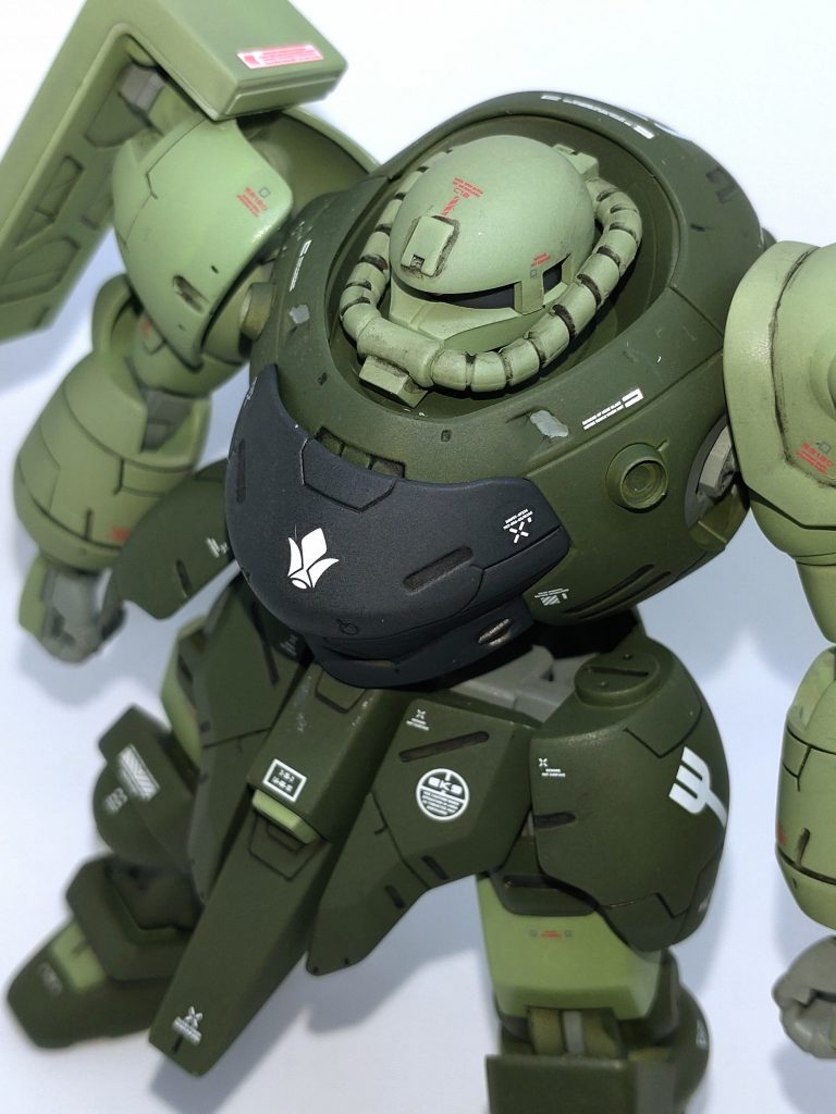 ボディがマンロディなので鉄華団のマークを胸に。