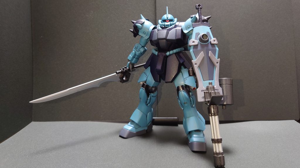 ノリスが大好きで、逆シャア時代でも活躍していたらと妄想して作成した機体です。グフカスタム・カスタム -タイラント-08のときに鬼神のごとき活躍から、タイラント(暴君)と妄想して名付けています