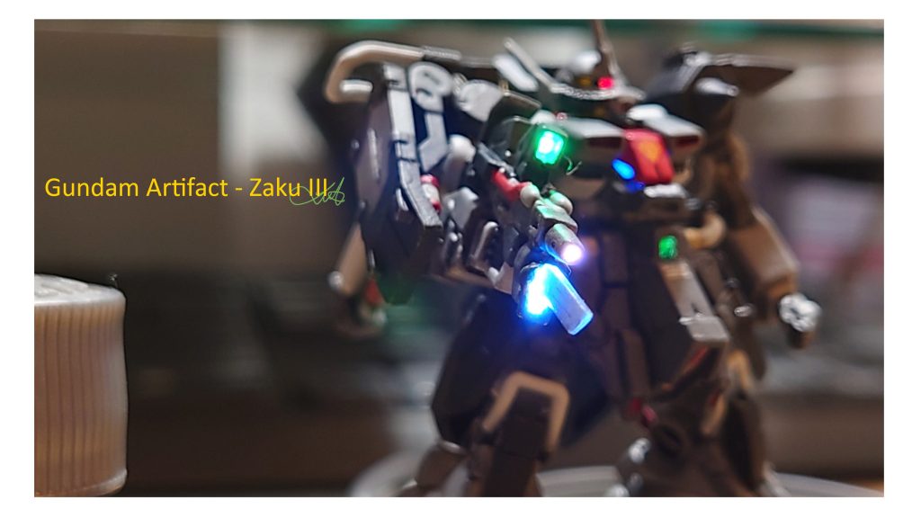 Gundam Artifact II - Zaku III 電飾改造–2枚目/制作者：kwluk717