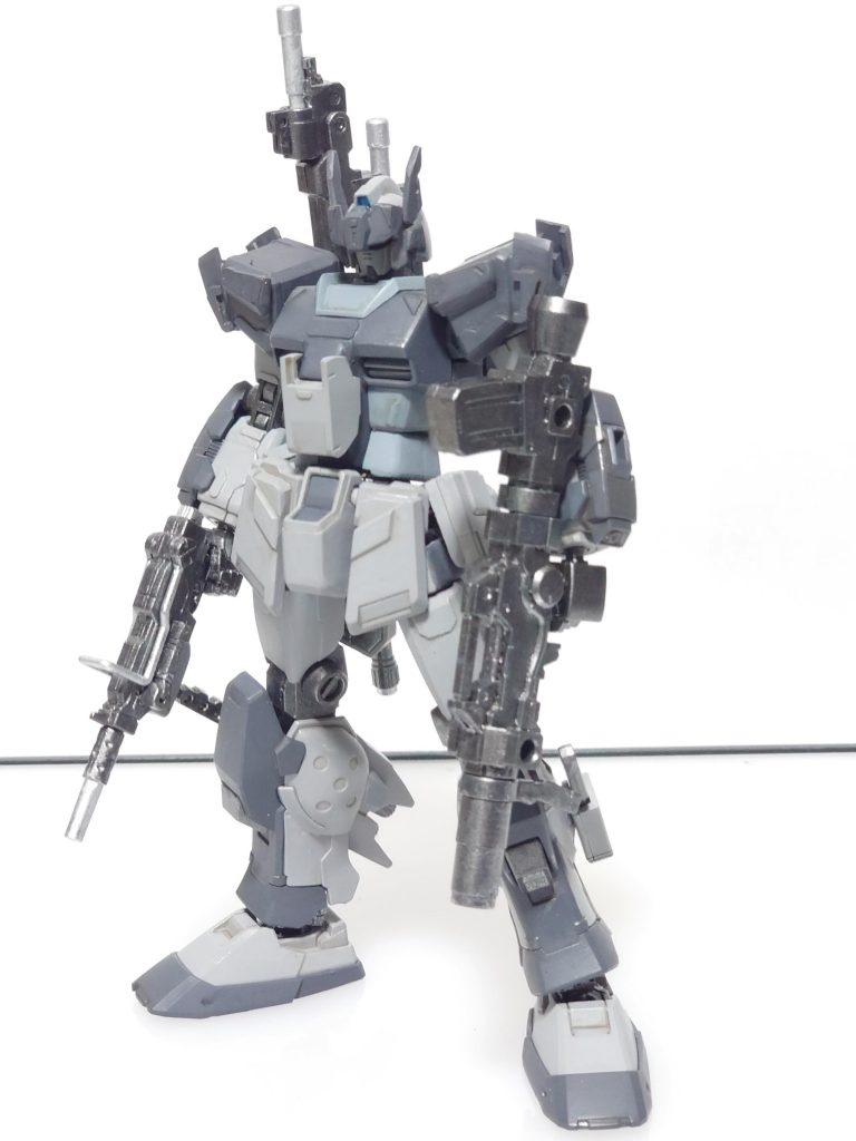 過去に作ったHGリヴァイブのガンダムをベースに主にキャバルリーの余りパーツを使って改造したガンプラです( ᐛ )