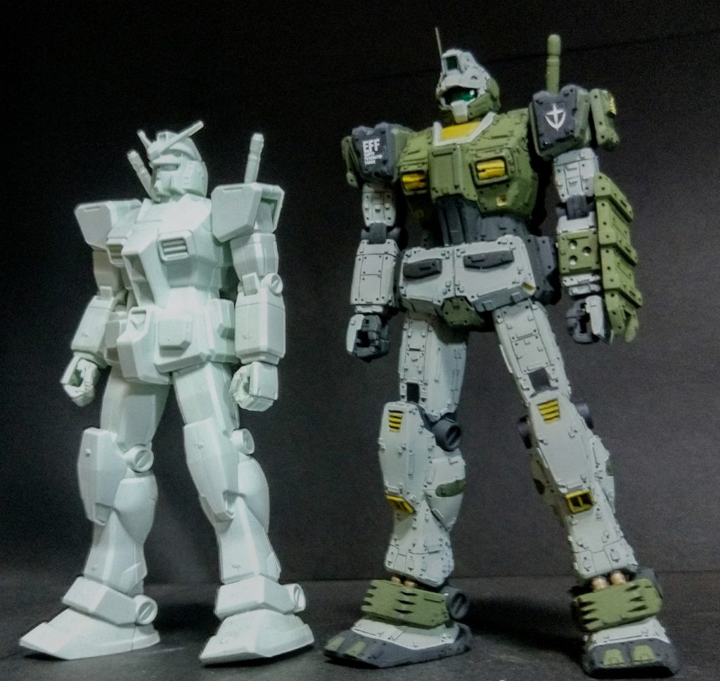 ベースのFGガンダムとの比較😱😱